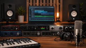 8 interfaces de áudio custo-benefício para home studio