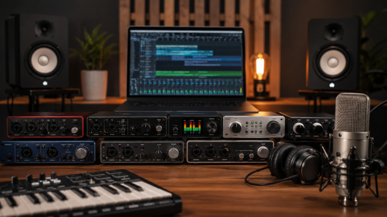 8 interfaces de áudio custo-benefício para home studio