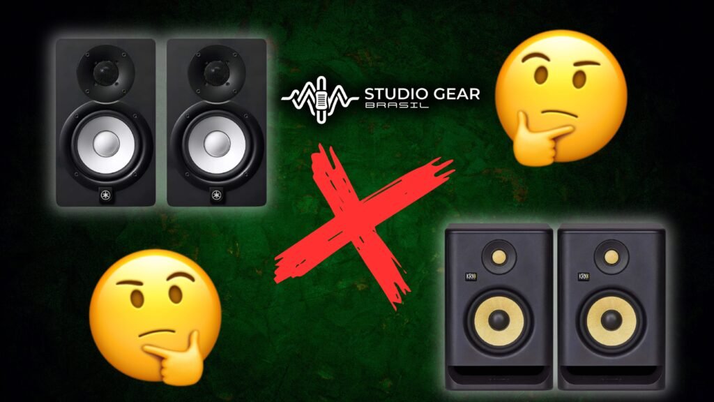 Yamaha HS5 vs KRK Rokit 5: qual escolher?